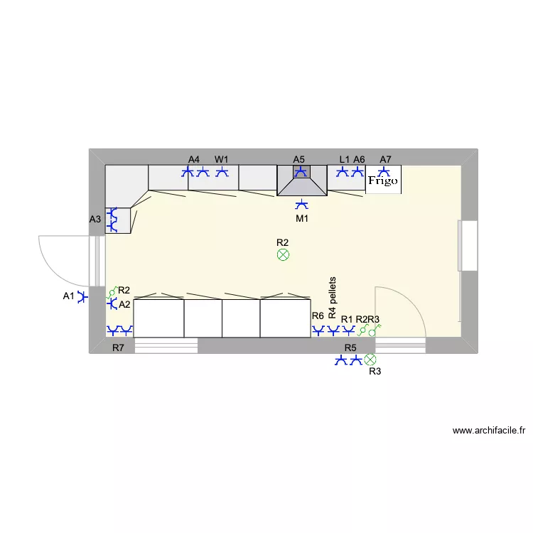 Alison Dropsy ( Cuisine ). Plan de Alison Dropsy ( Cuisine ). Plan de