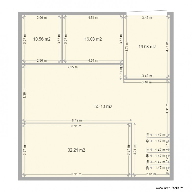 bureau aubagne 130m. Plan de 0 pièce et 0 m2