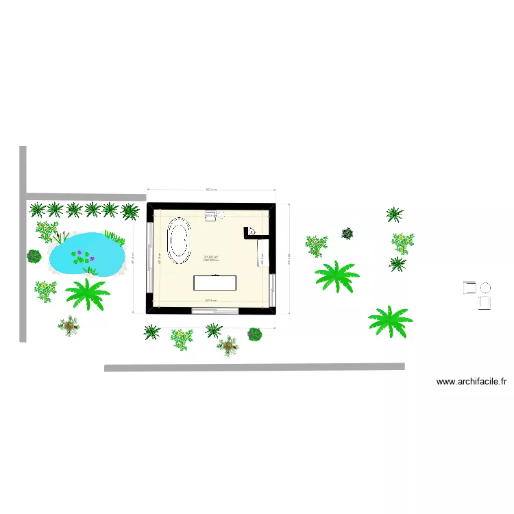 SALLE DE MASSAGE. Plan de SALLE DE MASSAGE. Plan de