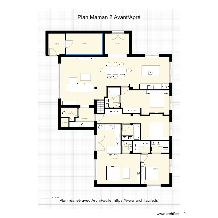 Plan Maman 4 FINI. Plan de 0 pièce et 0 m2