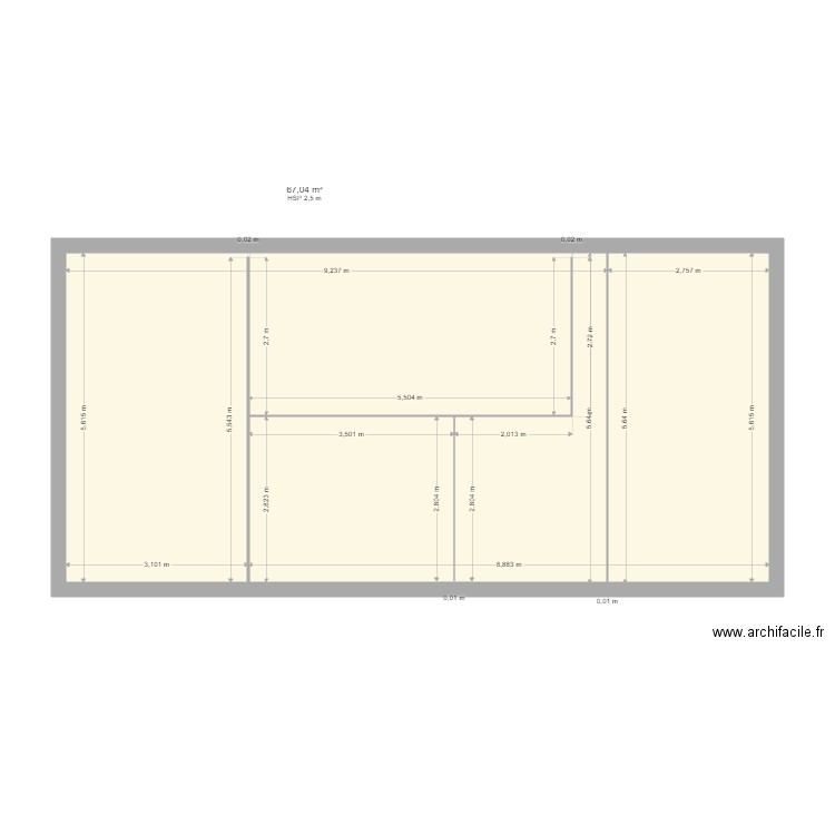 maisonnette . Plan de 0 pièce et 0 m2