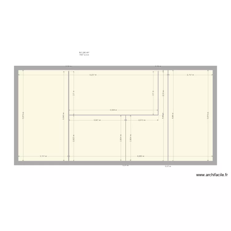 maisonnette . Plan de 