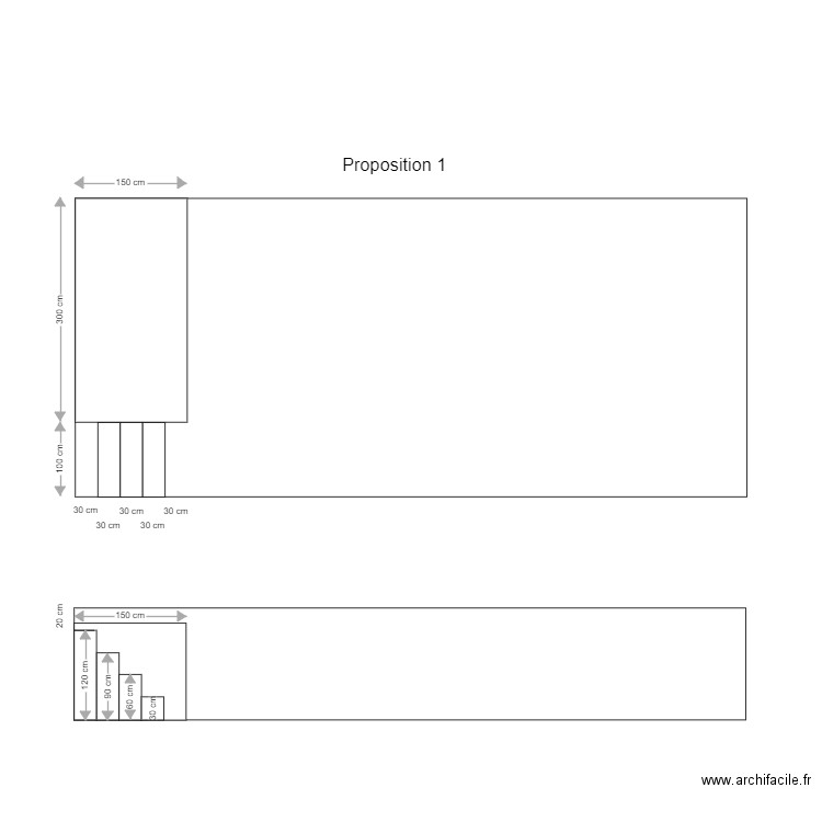 Proposition 1. Plan de 0 pièce et 0 m2
