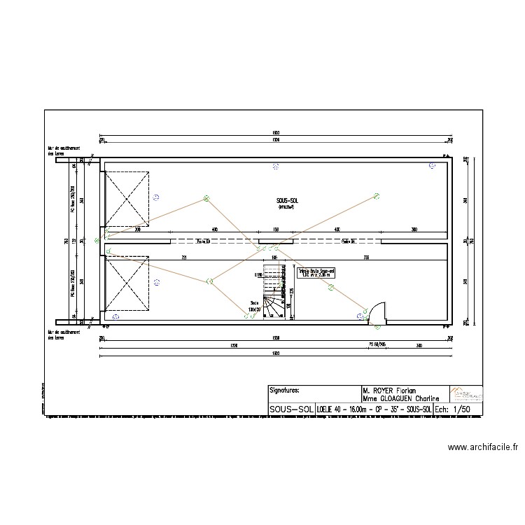 ROYER SOUS SOL ELEC. Plan de 0 pièce et 0 m2