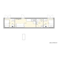 Plan maison 28 m² bis
