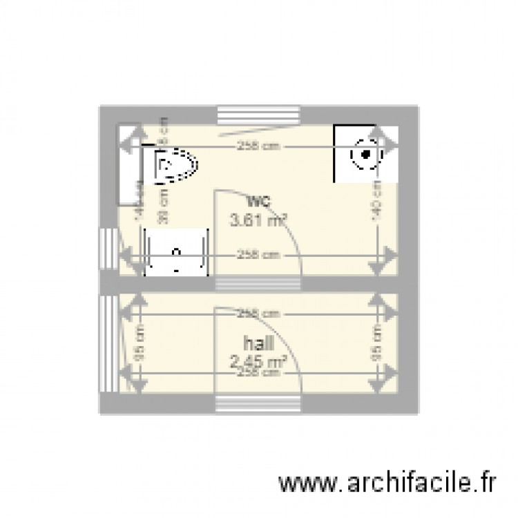 Dias sdb. Plan de 0 pièce et 0 m2