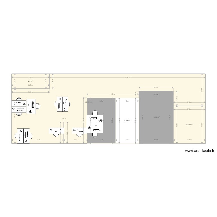 BUREAUX ST PRIEST. Plan de 0 pièce et 0 m2