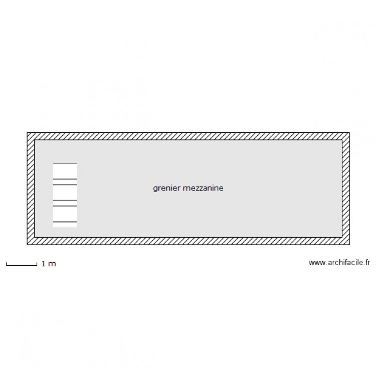 mezzanine grenier. Plan de 0 pièce et 0 m2