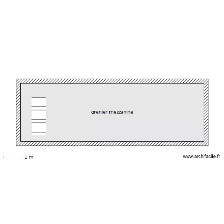 mezzanine grenier. Plan de mezzanine grenier. Plan de
