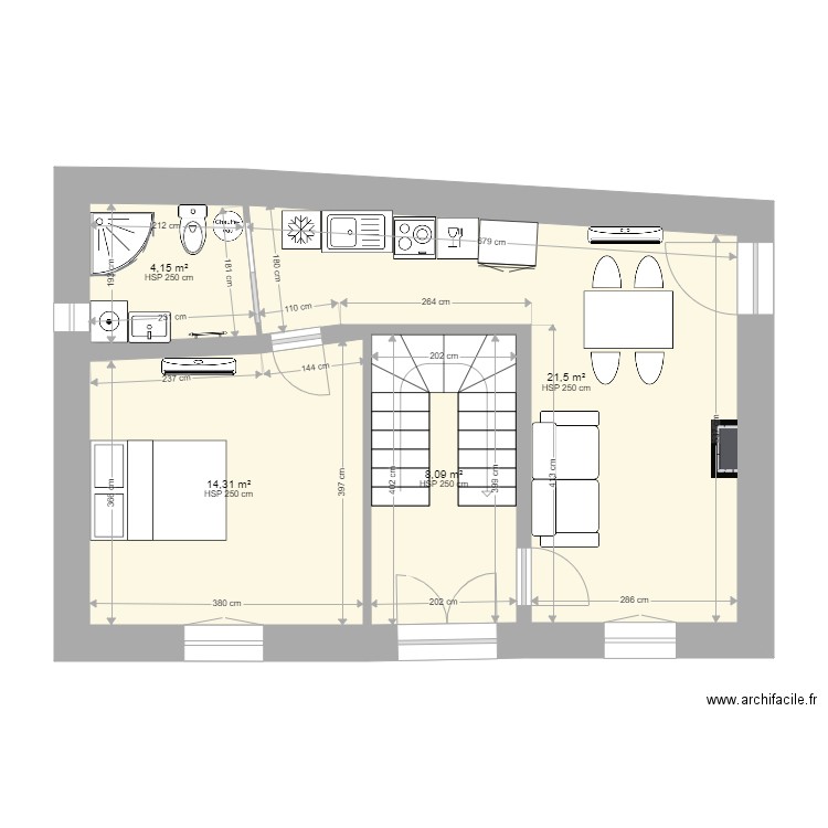 Malaucene RDC. Plan de 0 pièce et 0 m2