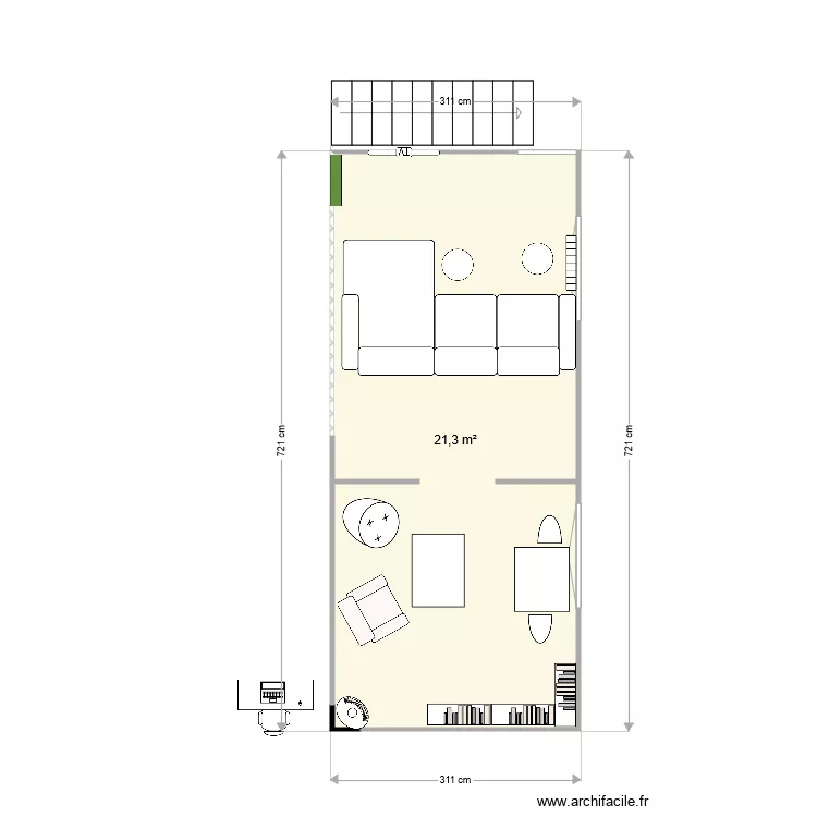 salon st medard. Plan de 