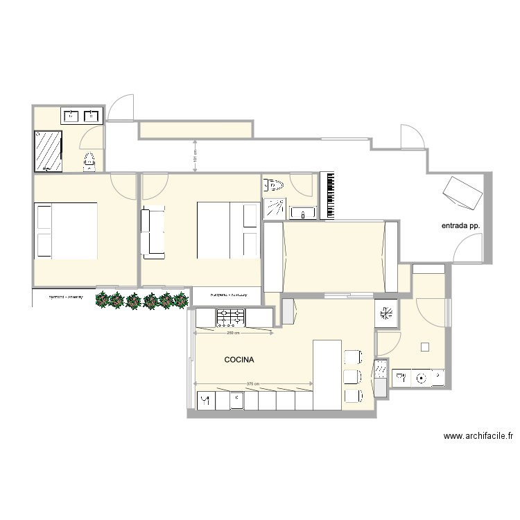 COCINA CARMEN 4. Plan de 0 pièce et 0 m2