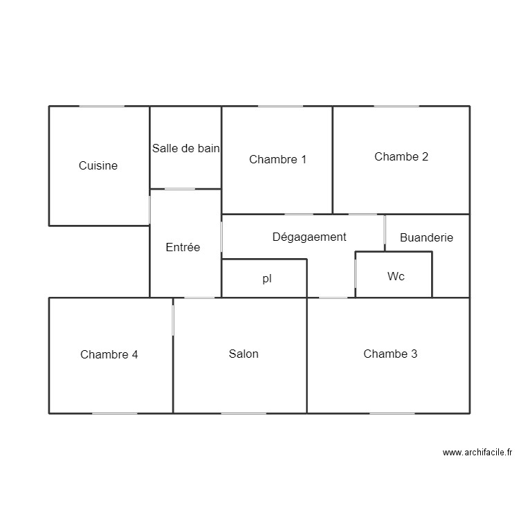 QUIMPER GARREC 3EME. Plan de 0 pièce et 0 m2