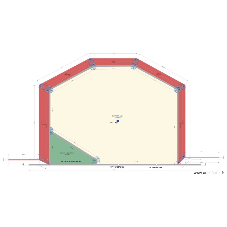TERRASSE NOUVATA . Plan de 0 pièce et 0 m2