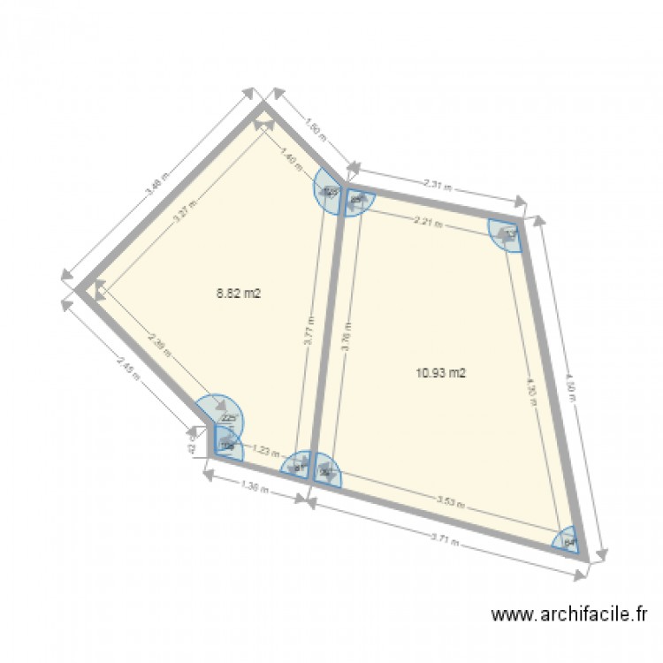 terrasse. Plan de 0 pièce et 0 m2