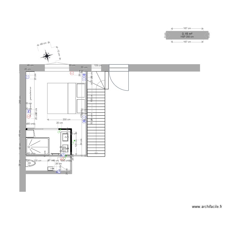 rénovation. Plan de 1 pièce et 0 m2