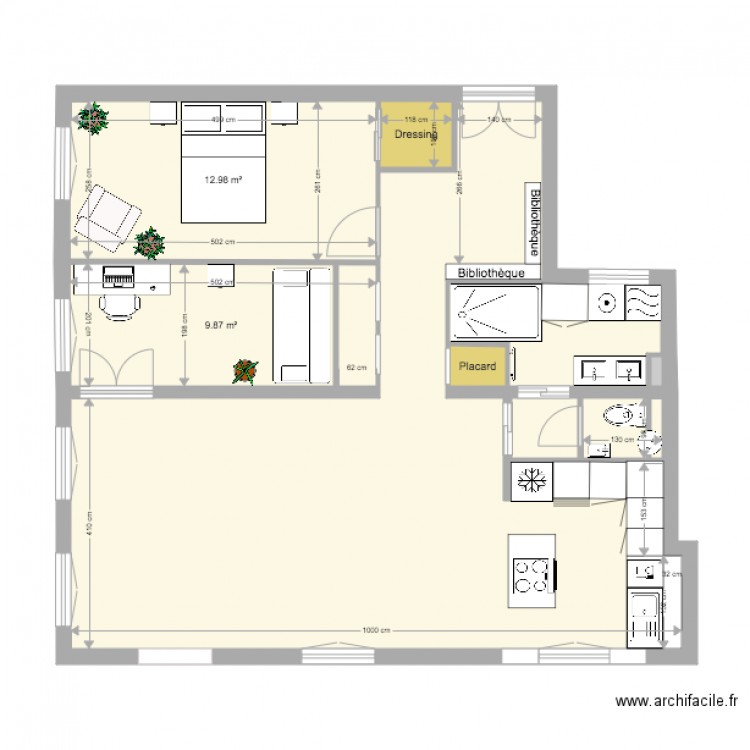 PIAU 51 PARADIS hyp 3. Plan de 0 pièce et 0 m2