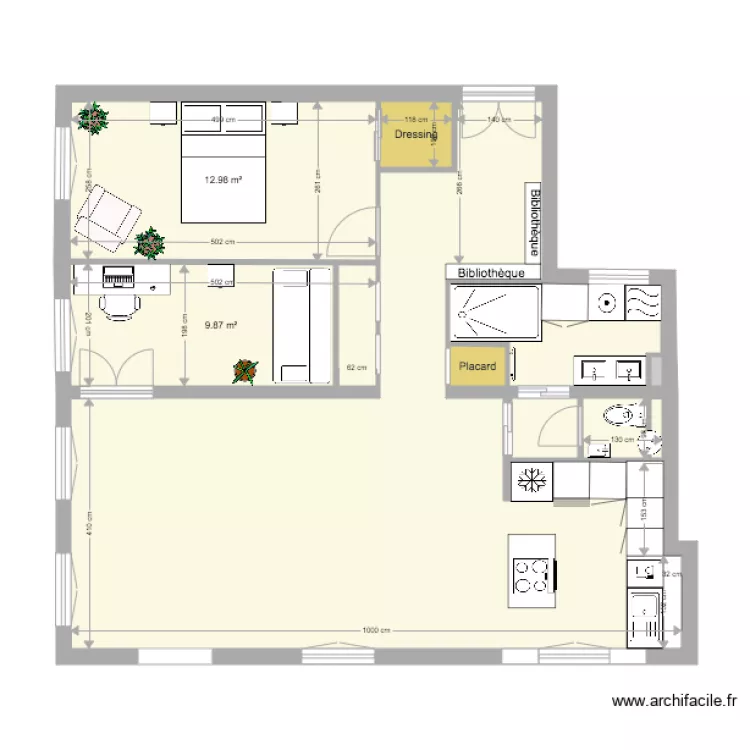PIAU 51 PARADIS hyp 3. Plan de 
