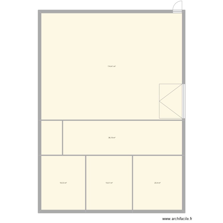 LAVAL. Plan de 5 pièces et 209 m2