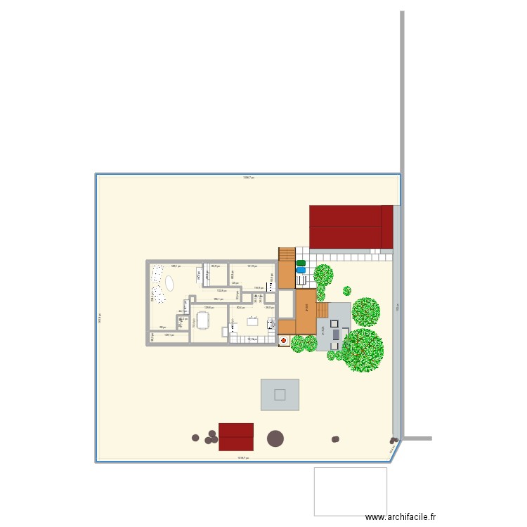 Patio1. Plan de 0 pièce et 0 m2