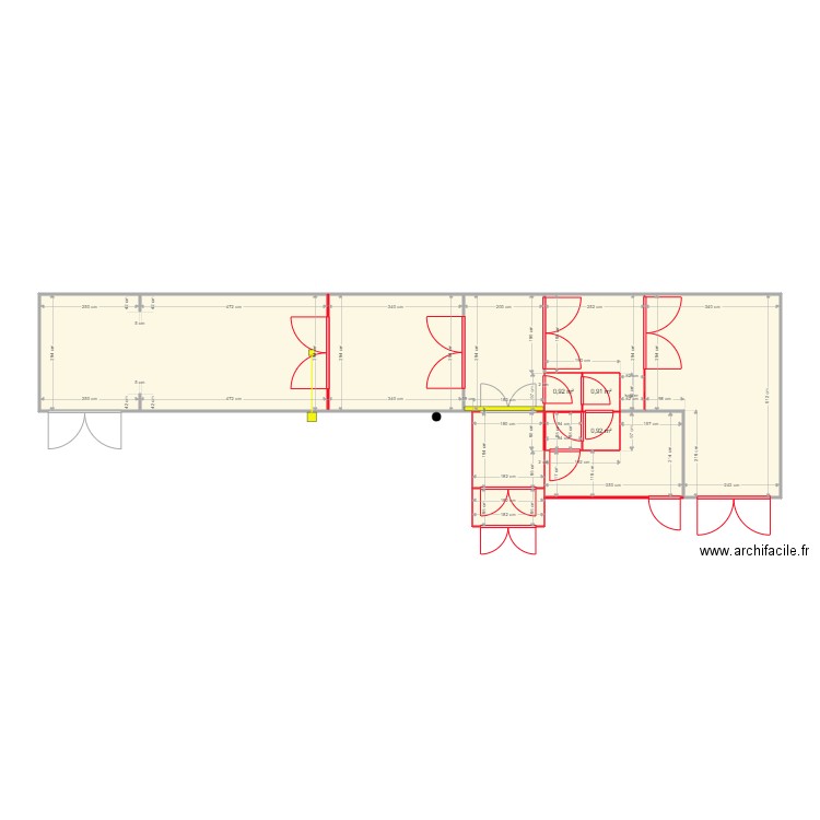 paris projet coté. Plan de 0 pièce et 0 m2