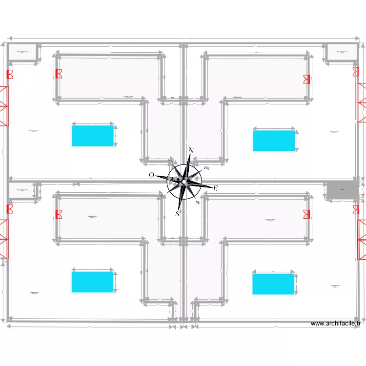 Ngaparou plan d ensemble. Plan de 