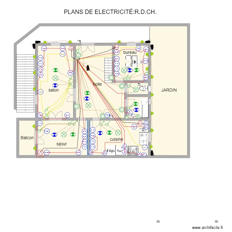 GALMA. R.D.CH.N1sssFFFBBBVVVxxxfffAAA. Plan de 9 pièces et 185 m2