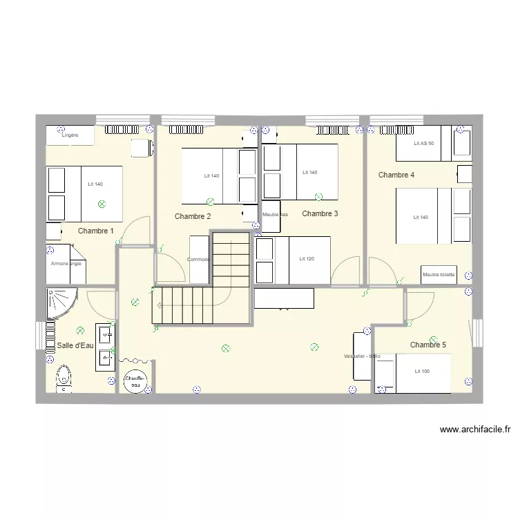 Gouy Etage 3. Plan de 