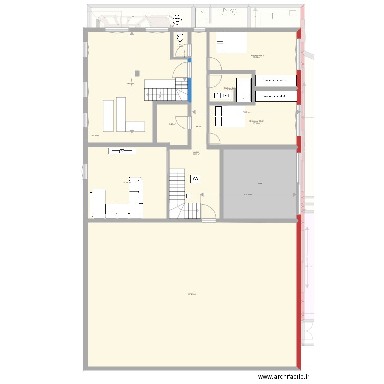 Grange SJS v30 étage 2. Plan de 0 pièce et 0 m2