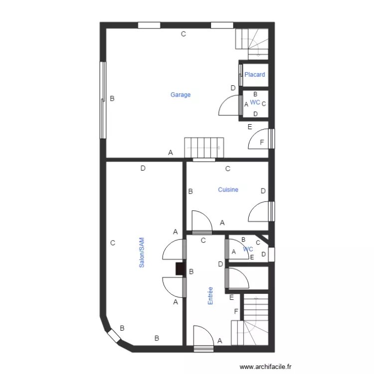 BERAULT RDC. Plan de 