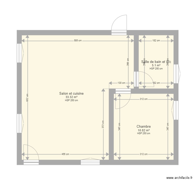 extension 2021 de face. Plan de 0 pièce et 0 m2