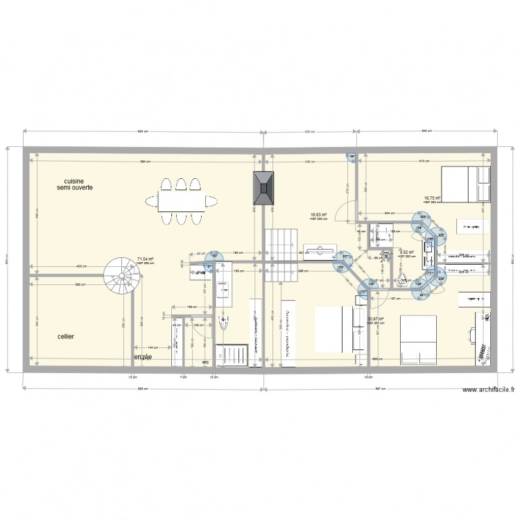 plan avec souplex 1er jet. Plan de 0 pièce et 0 m2