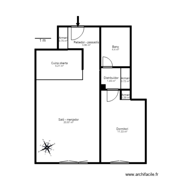 ED FLORS DE NEU AP 505 CANILLO. Plan de 0 pièce et 0 m2