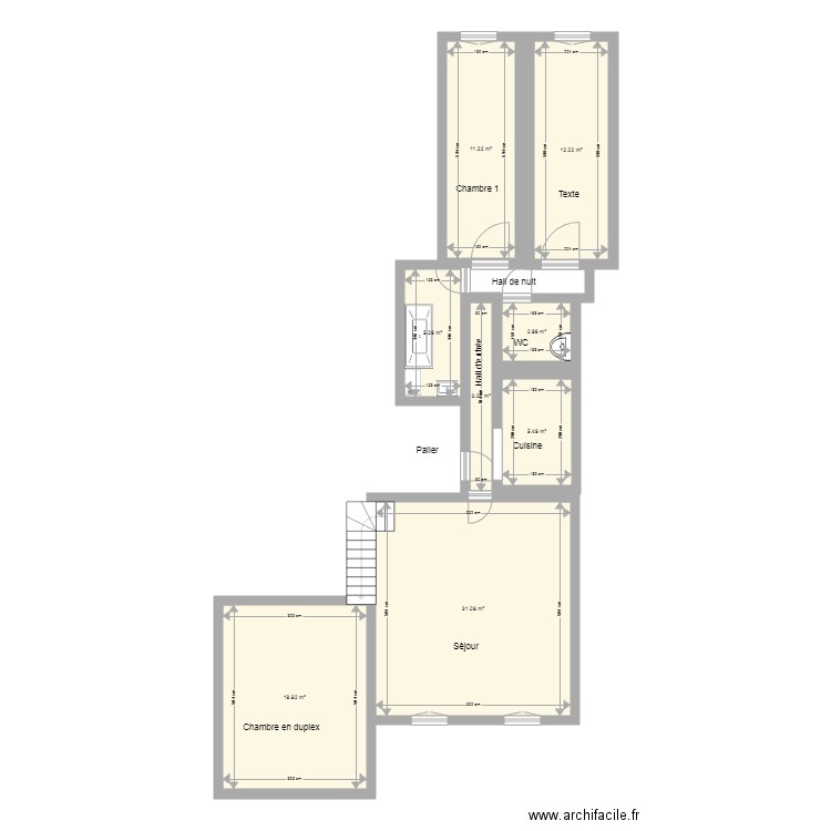 plan appartement hautbois. Plan de 0 pièce et 0 m2