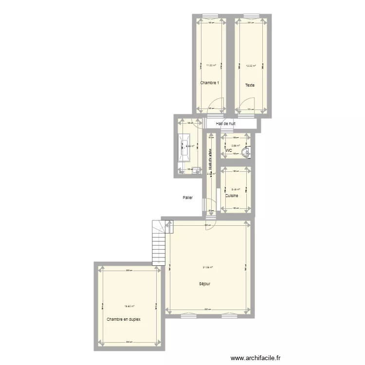 plan appartement hautbois. Plan de 