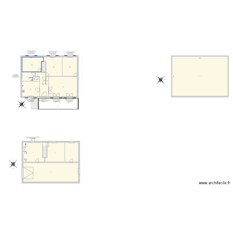 ACHOUR Jalel. Plan de 16 pièces et 262 m2