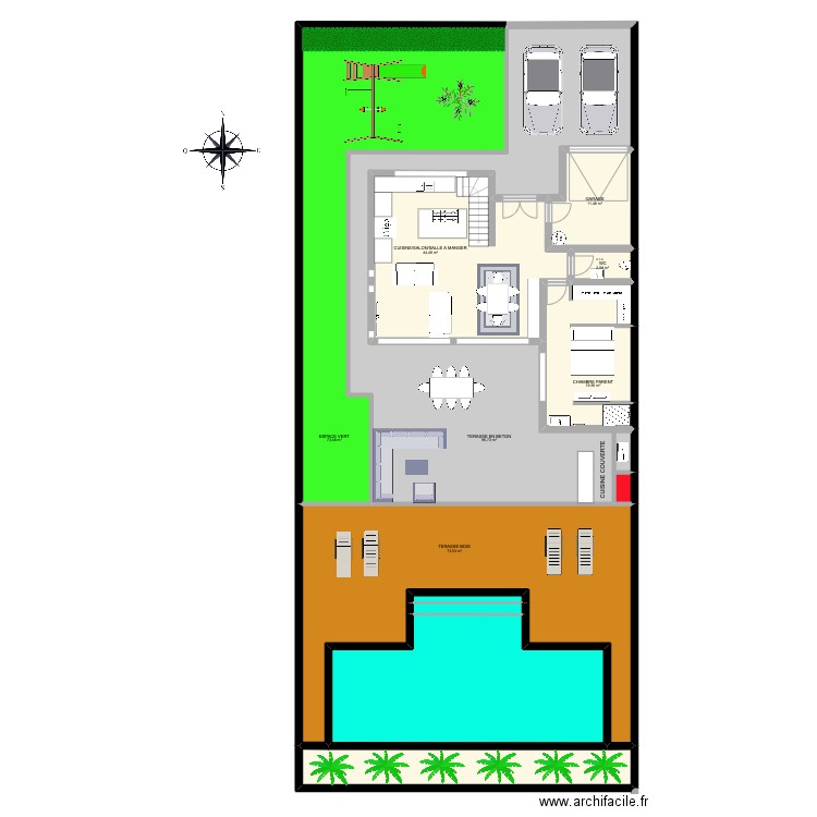n3jkk. Plan de 0 pièce et 0 m2