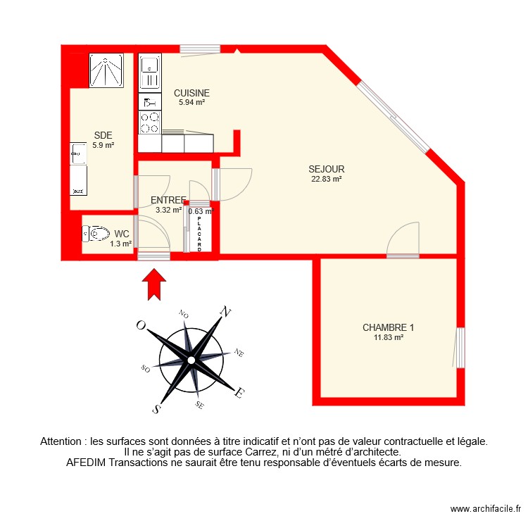 BI 4912 . Plan de 0 pièce et 0 m2