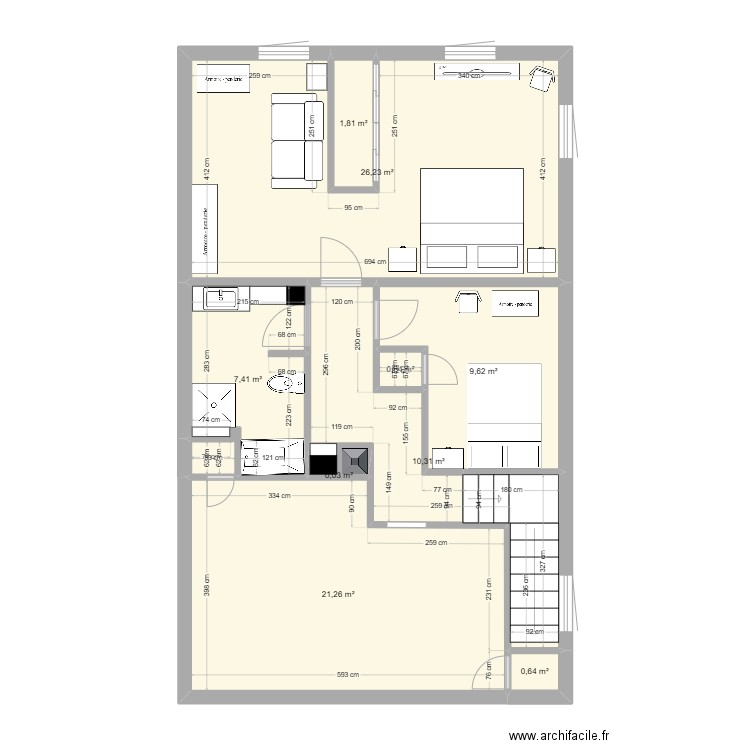 167 Plan Réno. Plan de 0 pièce et 0 m2