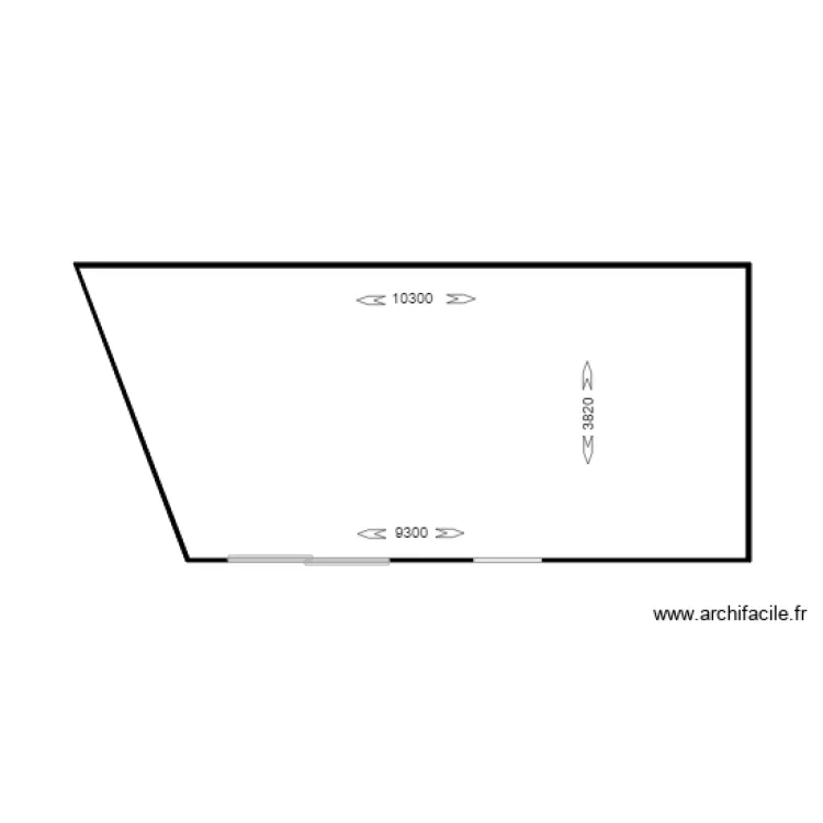 cotes int&eacute;r net. Plan de 
