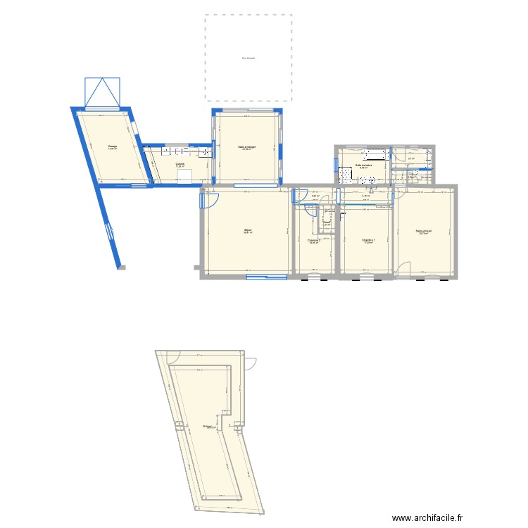 Salle de loisirs. Plan de 0 pièce et 0 m2