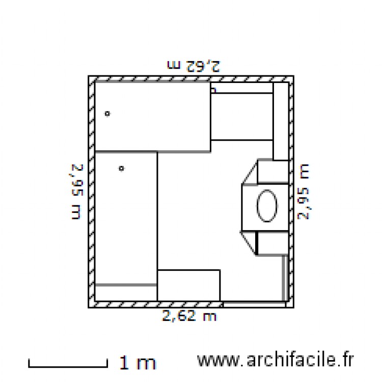 S de B2. Plan de 0 pièce et 0 m2