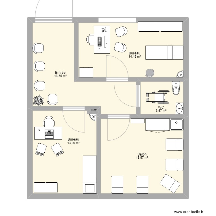 Plan local Beausset. Plan de 0 pièce et 0 m2