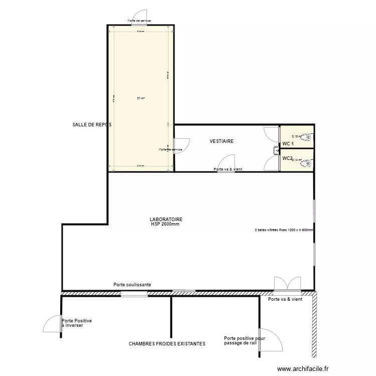 Boucherie Flers 3. Plan de 