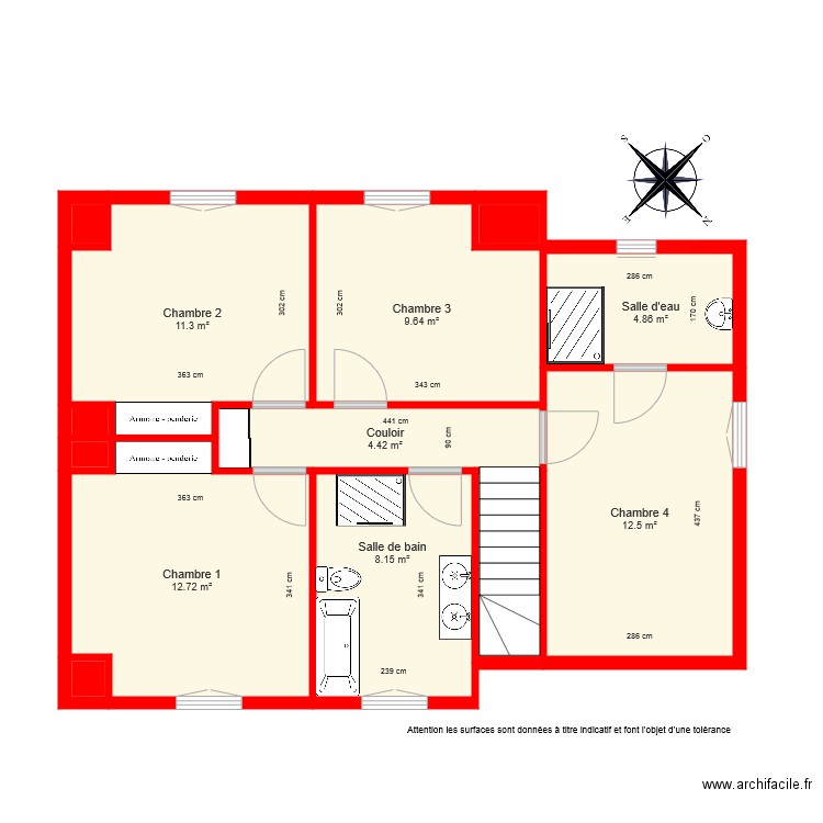 BI 4169 étage Coté. Plan de 0 pièce et 0 m2