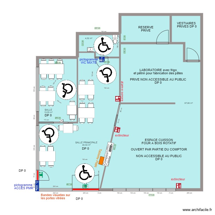 JOLAPIZZ APRES TRAVAUX ESPACE ROTATION. Plan de 0 pièce et 0 m2