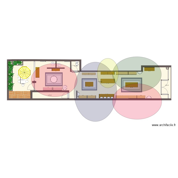 AP PAMPLONA TIENDA . Plan de 7 pièces et 102 m2