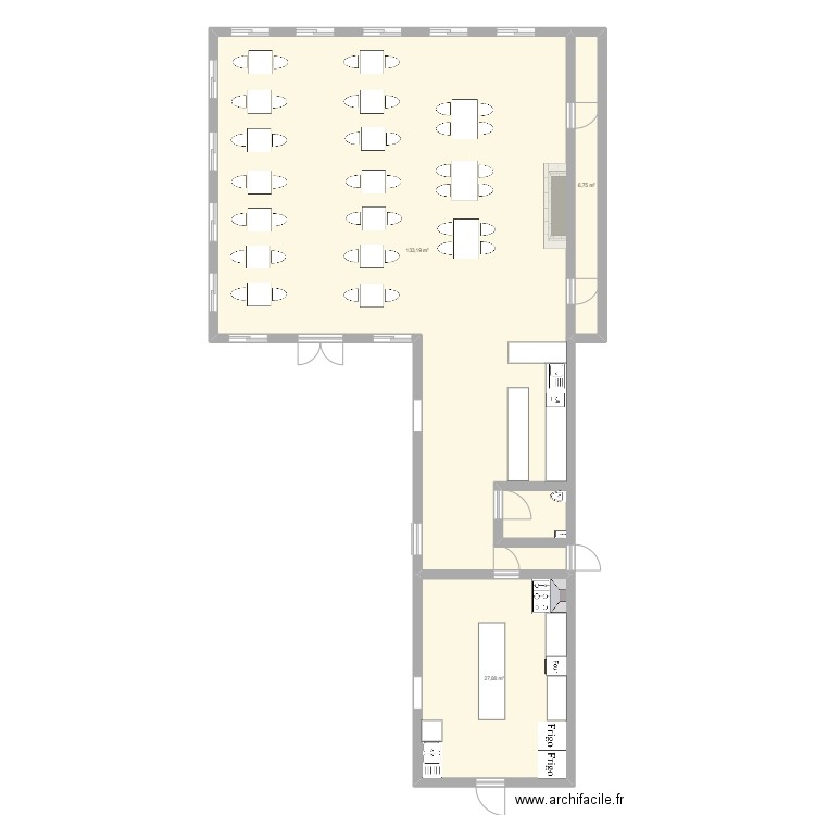 resto. Plan de 0 pièce et 0 m2