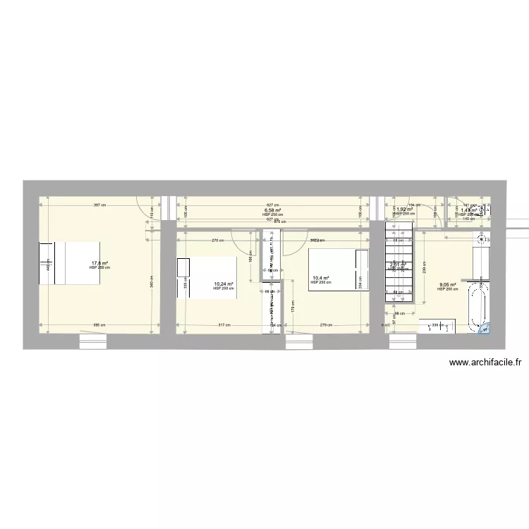 LBR Provence Etage. Plan de 