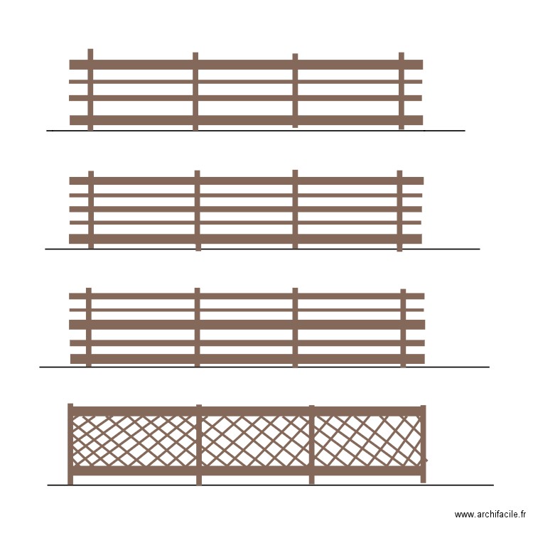 GARDE FOU. Plan de 0 pièce et 0 m2